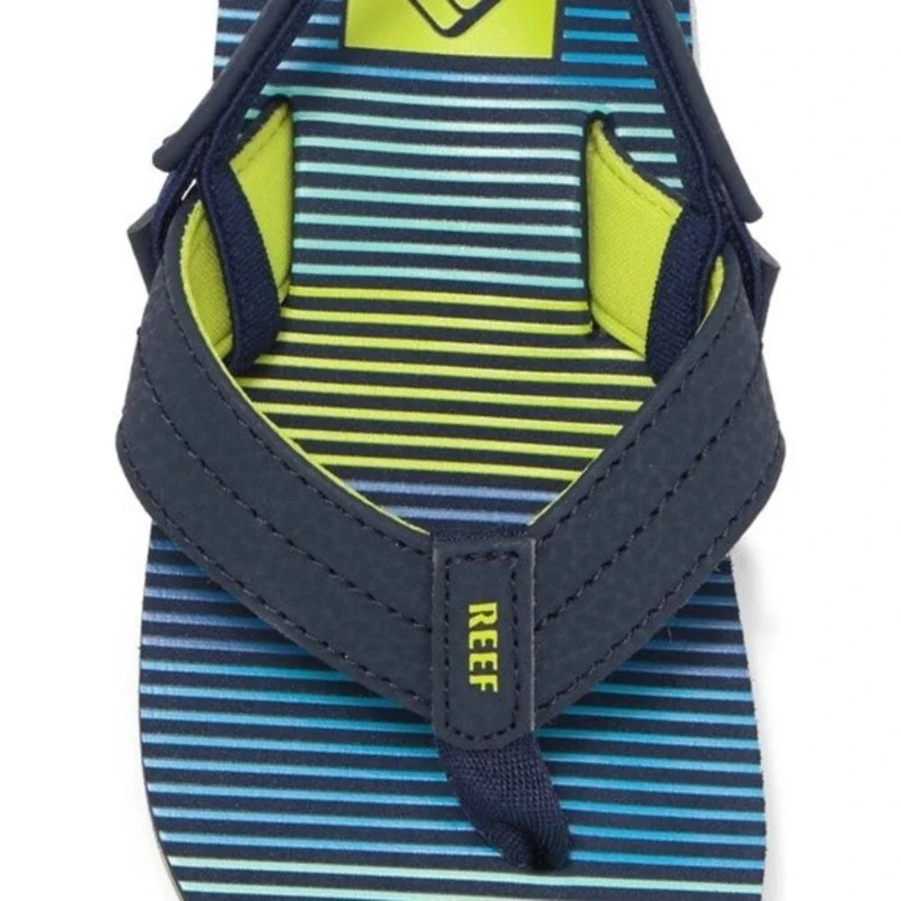 NWT Reef Little Boys Unisex Toddler Walkers Water Slingback Slipper Sandal 6